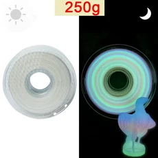 3D 필라멘트 PLA 어둠 속에서 빛나는 1kg 1.75mm 야광운 인쇄 레인보우, 01 빠른  Mainland, 06 PLA-Rainbow A 250g