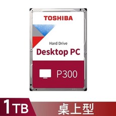 TOSHIBA 東芝 P300 1TB 3.5吋 內接硬碟 HDWD110UZSVA, 1個