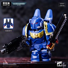 워해머 40k 파워 아머 아이언 워리어 피규어 블럭 커스텀 모형, W. 익스트림 워리어 점프 백팩