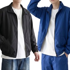 원오브 썸머 쿨링 시어서커 바람막이 자켓