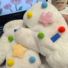 YYDS 可愛搞怪毛絨連指手套 女冬季保暖加絨加厚學生款