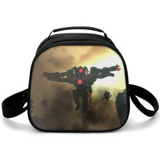 馬桶人Skibidi Toilet遊戲週邊卡通兒童印花圓形餐包可定製 75RC, 馬桶人22, 1個