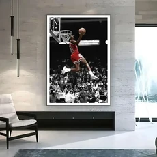 영감을주는 농구 예술 코비 슬램 덩크 캔버스 훈련 스포츠 장식 동기 부여, [01] P15, [03] 20x30cm No Frame