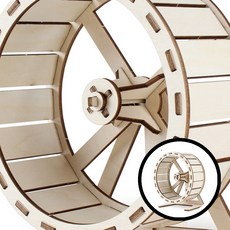 영공방 햄스터 휠 애완용품 햄스터 놀이터 실내 놀이터 쳇바퀴 나무재질 놀이기구 애완동물 펫용품 동물용품