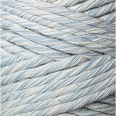 3.0mm 100yard 멀티컬러 투톤 푼사 퓨어 코튼 순면 마크라메 재료, Vintage denim