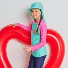 아이스샌드 여주니어 래쉬가드세트 BR-30101