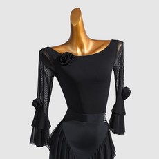 댄스복 상의 왈츠 사교 라틴 무대 모던