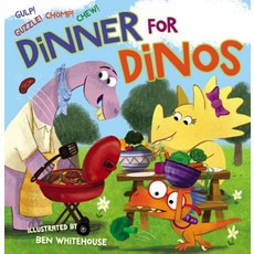 (영문도서) Dinner for Dinos: Gulp Guzzle Chomp Chew Board Books, Thomas Nelson, English, 9781400312146
