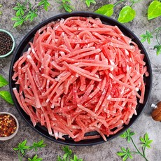 국내산 돼지고기 후지 뒷다리 잡채 유슬용 5mm채설기 2kg, 1개