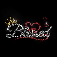 1개 유리 핫픽스 라인스톤 다리미 부착형 아플리케 의상 액세서리 (옷 가방 바지용) 297x210mm, 혼합색