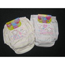 音符狗狗女童包褲 嬰幼兒 包屁褲 幼稚園小童內褲 束褲腳 學習褲 幼童 台灣製 一王美 NO:3517, 1個, 130, 粉色條紋