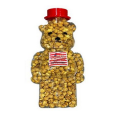 곰돌이 모양 대용량 카라멜 팝콘, 1개, 550g