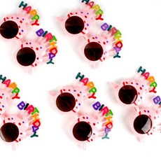 생일파티 컵케이크 선글라스 핑크 파티선글라스 컵케익선글라스 생일선글라스 생일축하선글라스 핑크선글라스+노드커머스Shop, 빠른배송