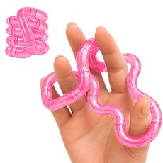 류비안 튼튼한 트위스트 스트레스해소 집중력향상 피젯토이, 1개, 블라썸 핑크 1개, 블라썸 핑크