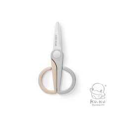 Ku Ku PLUS 嬰兒食物剪刀, 米灰色系, 1個, 陶瓷食物剪