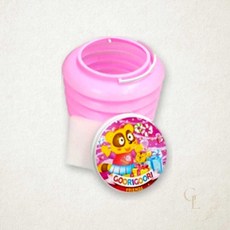 2000 자바라 물통 분홍색 미술용 접이식 물통 세트 10개입