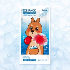[아이러버] 아이스러버 붙이는 쿨팩 냉찜질 쿨패치 터트리는 쿨팩 아이스팩, 터트리는쿨팩, 1개