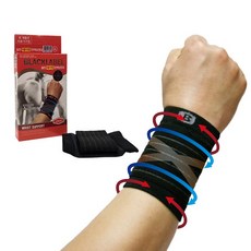 블랙라벨 손목보조보호대 압박밴드, 선택3) L, 1개