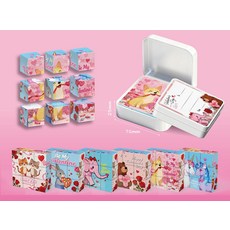 마그네틱 블록 자석 큐브 조립 블록 픽셀 스타일 창의력 두뇌개발 미니 블록 세트, 발렌타인 데이 동물 디자인 [자체 디자인]