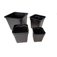 [LS mall] (10+1) 플라스틱 사각플분 다육이 사각포트 농장화분, 100개