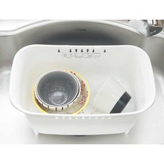 좁은싱크대 공간활용 물절약 위생 설거지통 개수대 리빙 정리용품 물빠짐 부엌 워싱볼, 1개