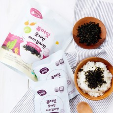 [퓨어잇] 유기농 쌀과자 떡뻥 아이간식 반찬 음료 49종 10+2, [10+2]51_퓨어잇 아이김자반, 1개