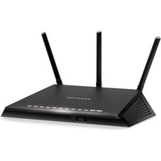 넷기어 나이트호크 스마트 와이파이 공유기 R6700 AC1750 무선 속도 최대 1750 Mbps | 1500 평방피트 커버리지 및 25대 기기 지원 4개 1G 이더넷 포트와, 넷기어 나이트호크 스마트 와이파이 공유기 R6700 A