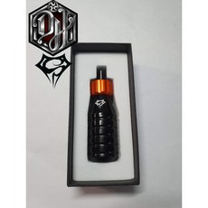 DH 專業紋身器材 SP 旋鈕式機轉換握柄 - 高級鋁合金材質 可調整針長, 1個, 黑灰配色, 黑灰配色