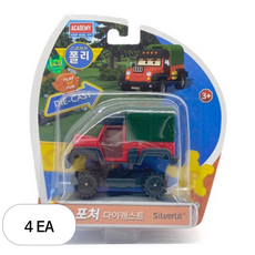 로보카폴리 포처다이캐스팅 S83357, MIX(혼합), 4개