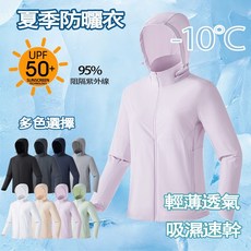 冰絲防曬外套 防紫外線抗UV涼感外套 輕薄透氣釣魚防曬衣 男女情侶款運動外套