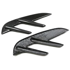 BMW 2021+ M3 G80 리얼 드라이 카본 파이버 사이드 펜더 에어 벤트 인테이크 커버 간편 부착, 02 For M3 G80 G81