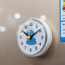 욕실시계 화장실시계 방수 주방 무소음 냉장고 흡착 캐릭터, G. 스네이크 7.2cm