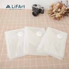 【LiFArt】3D立體加厚壓縮袋L(3入)[現貨]，節省空間，防塵防潮，衣物收納好幫手, 1個