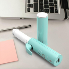 유유샵 립스틱 무선 충전 고데기, 민트, HS1901