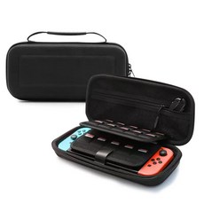 Switch硬殼收納包 NS收納包 硬殼包 主機包 保護包 大容量防摔任天堂收納, 1個, 黑色, GH1759