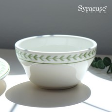 시라쿠스 뉴욕가든 시리즈 대접 국그릇, 1개, 포레스트그린