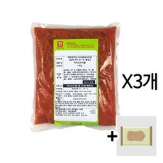 아워홈 볶음김치 1kg x 3개 / 볶은김치, 3kg, 1개