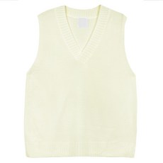 Bikend studio 男女通用休閒基本款 Overfit V 領分層針織背心背心 [1100]