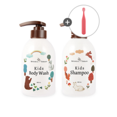 보타니컬테라피 키즈 클렌징 2종 바디워시450ml+샴푸450ml, 보타니컬테라피 키즈 클렌징 2종 바디워시450ml+샴푸