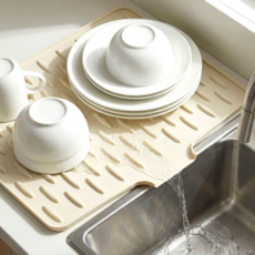 베픽스 공간활용 물빠짐 드라잉 매트, 1개, 아이보리, 1단