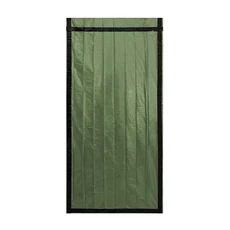 비상 담요PE 알루미늄 필름 생존 담요 휴대용 슬리핑 패드 퀼트 캠핑 하이킹 야외를위한 따뜻한 방풍 방수, 01 Army Green A