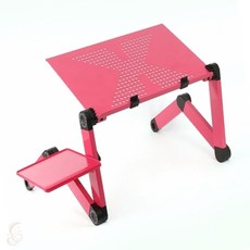 별동샤인 관절 접이식테이블 42x26cm 핑크 작은책상