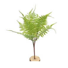 정원인조잔디 플라스틱 식물 보스턴 고사리 야외 자외선 차단 현관 창문 상자 장식 5 개 45cm, C04, 4) 5pcs 13 leaf - C04