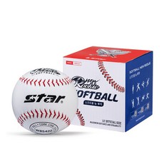 스타 야구공 소프트볼 뉴 루키 WB5422, 1개