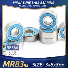 FHI MR83 ZZ 베어링 3x8x3mm 10Pcs 핸드 피스 비디오 모터 고속, 01 10개, 05 MR83rs Blue Seal