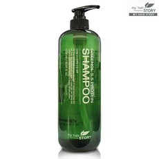 마이헤어스토리 그리놀 5.5 단백질 산성 샴푸 1 000ml 손상모발 두피청결 찰랑찰랑머리결 미용재료 미용용품, 1개