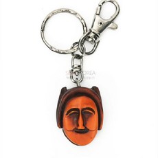 하회탈 열쇠고리 부네탈 한국 전통 마스크 키링 안동 기념품 외국인 선물