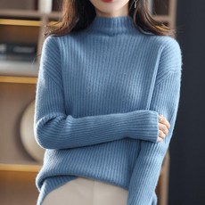 에쉬울프 여성 반목 터틀넥 도톰 니트