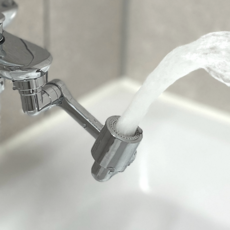 헤인느 워터탭 1080도 각도조절 듀얼분사 수도꼭지 회전, 1개