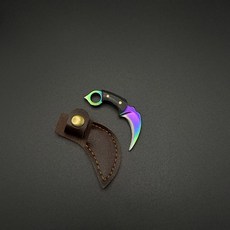 미니 스테인레스 스틸 마체테 작은 행거 휴대용 선물 제거 ECD 체인 칼 키 부엌, 1pc JG ZD Cai